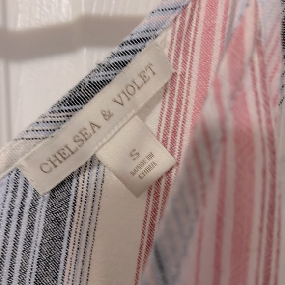 Chelsea & Violet Summer Sunset Stripes Maxi Dress Sleeveless Tank Resort Wear - Picture 7 of 9